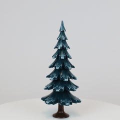 Decorative Tree Green-White Glossing (9.6 inch)