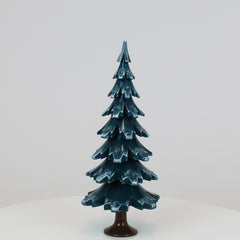 Decorative Tree Green-White Glossing (9.6 inch)