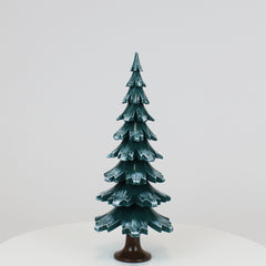 Decorative Tree Green-White Glossing (11.4 inch)