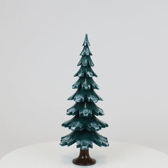 Decorative Tree Green-White Glossing (11.4 inch)