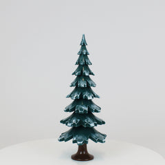 Decorative Tree Green-White Glossing (11.4 inch)