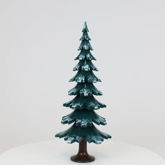 Decorative Tree Green-White Glossing (13 inch)