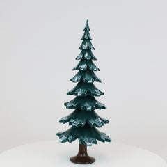 Decorative Tree Green-White Glossing (13 inch)