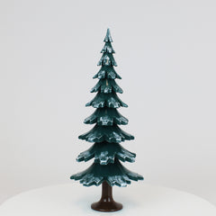 Decorative Tree Green-White Glossing (13 inch)