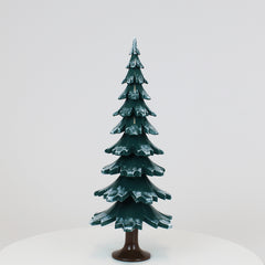 Decorative Tree Green-White Glossing (13 inch)