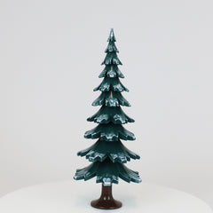 Decorative Tree Green-White Glossing (13 inch)