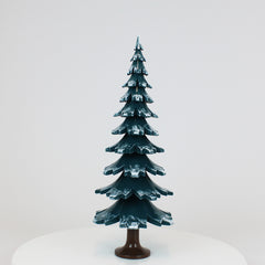 Decorative Tree Green-White Glossing (14,9 inch)