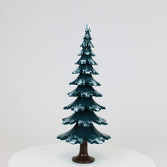Decorative Tree Green-White Glossing (14,9 inch)