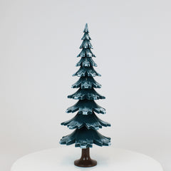Decorative Tree Green-White Glossing (14,9 inch)