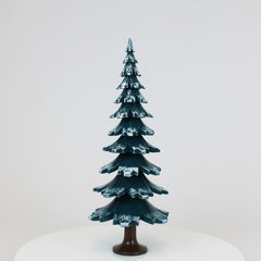 Decorative Tree Green-White Glossing (14,9 inch)