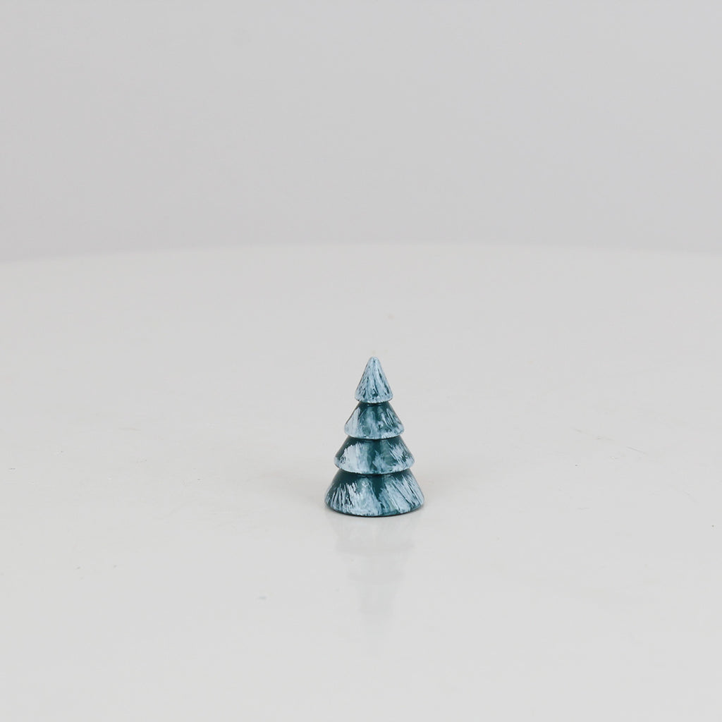 Decorative Ring Tree Green-White Glossing (1 inch)