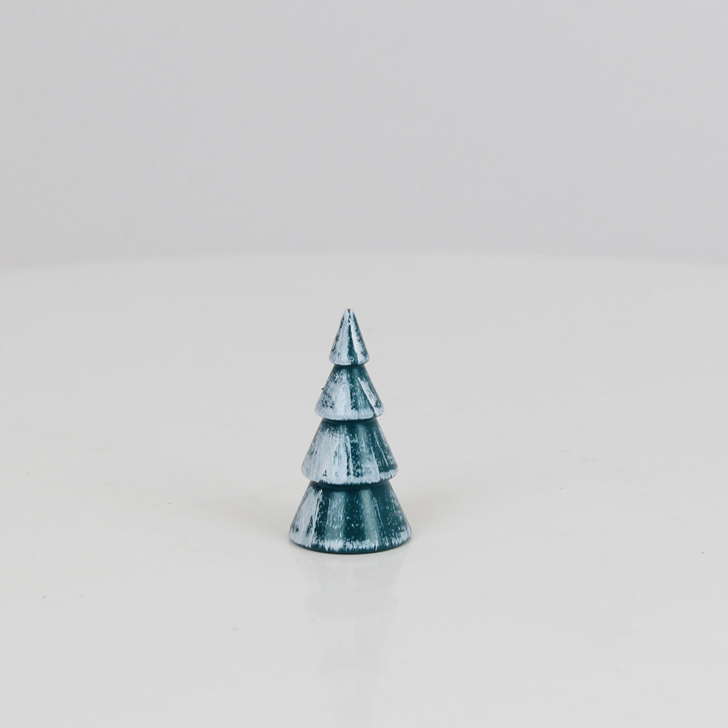 Decorative Ring Tree Green-White Glossing (1.4 inch)