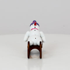 Snowman on Sled