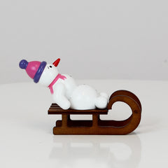 Snowman on Sled