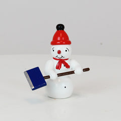 Snowman with Winter Hat & Shovel