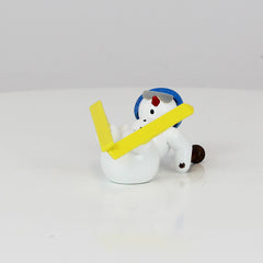 Snowman Skis & Blue Helmet