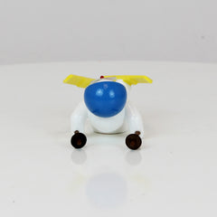 Snowman Skis & Blue Helmet