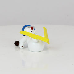 Snowman Skis & Blue Helmet