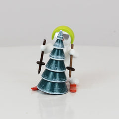 Snowman Skis & Tree