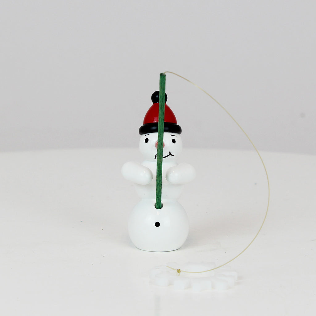Snowman Fisherman