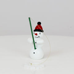 Snowman Fisherman