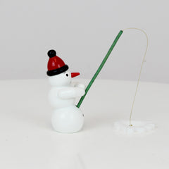 Snowman Fisherman