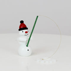 Snowman Fisherman