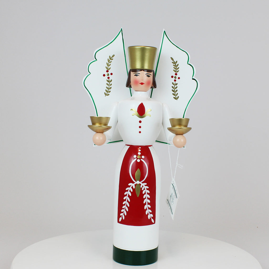 Angel Red & White – Floral Motif
