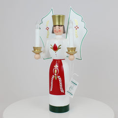 Angel Red & White – Floral Motif (Illuminated)