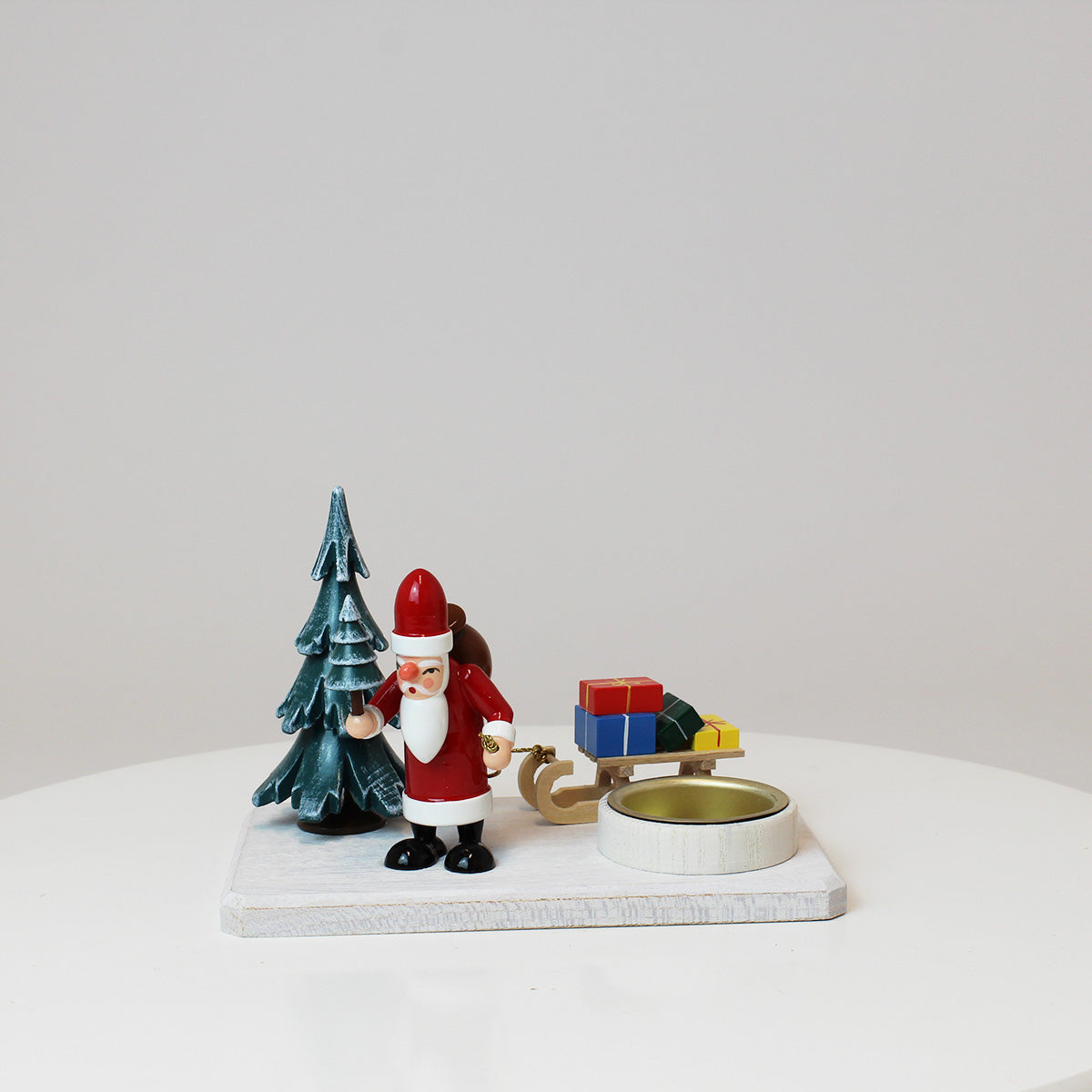 Tealight Holder Santa Claus in the Winter Forest – Official Steinbach ...