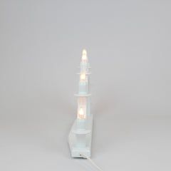 Electric Light Arch with 7 Candles – White