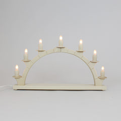 Electric Light Arch with 7 Candles – Natural (Corded)