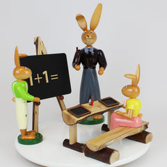 Large Easter Bunny School – Teacher and Two Students