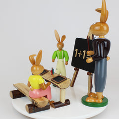 Large Easter Bunny School – Teacher and Two Students