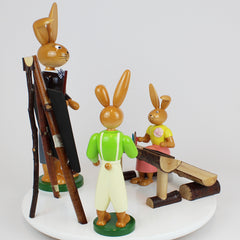 Large Easter Bunny School – Teacher and Two Students