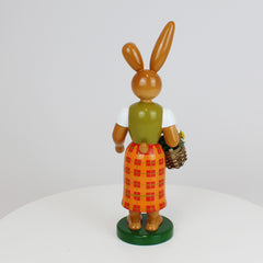 Easter Bunny Girl with Flower Basket