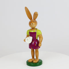 Easter Bunny Girl with Short Skirt and Blanket