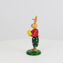 Easter Bunny Girl with Brush & Egg