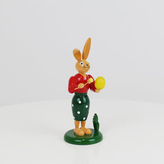 Easter Bunny Girl with Brush & Egg