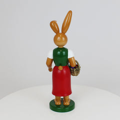 Small Easter Bunny Girl with Long Skirt & Apron