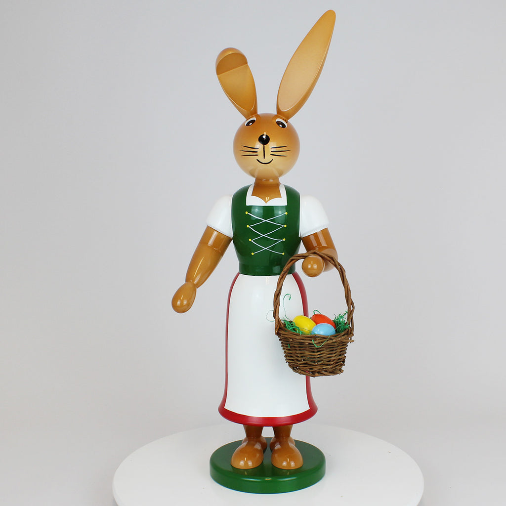 Large Easter Bunny Girl with Long Skirt & Apron