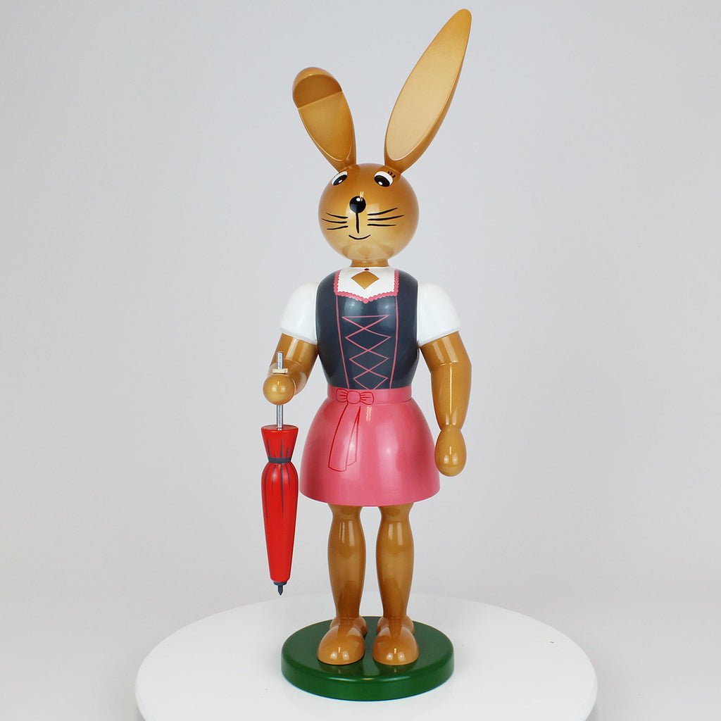 Large Easter Bunny Girl in Dirndl