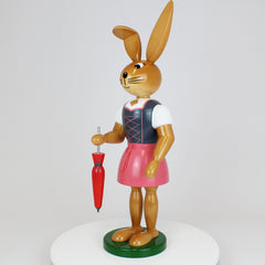 Large Easter Bunny Girl in Dirndl