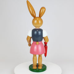 Large Easter Bunny Girl in Dirndl