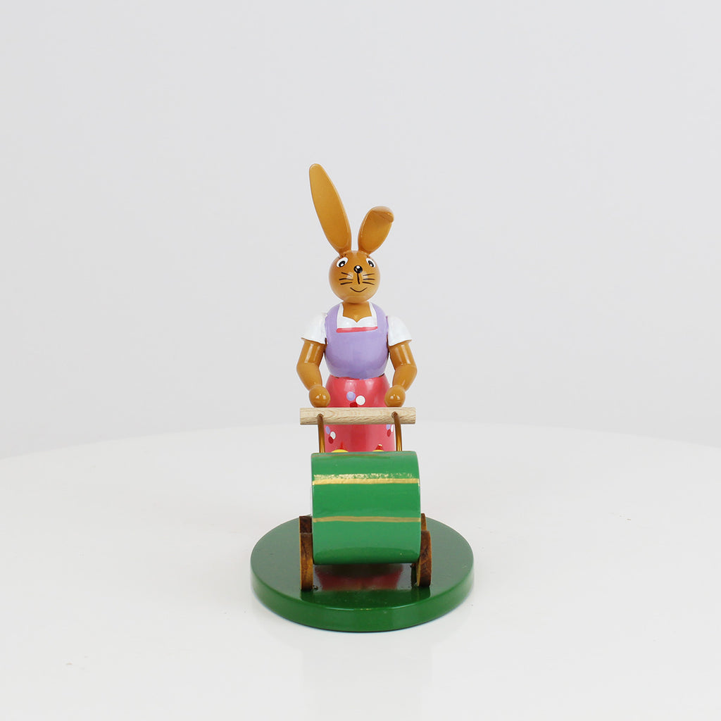 Small Easter Bunny Girl with Pram