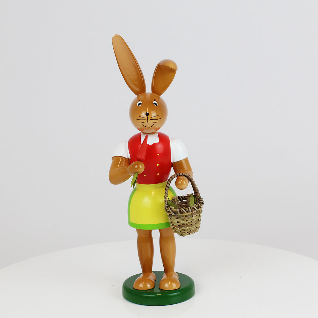 Easter Bunny Girl with Carrots