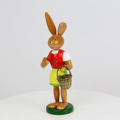 Easter Bunny Girl with Carrots