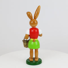 Easter Bunny Girl with Carrots