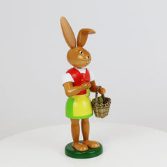 Easter Bunny Girl with Carrots