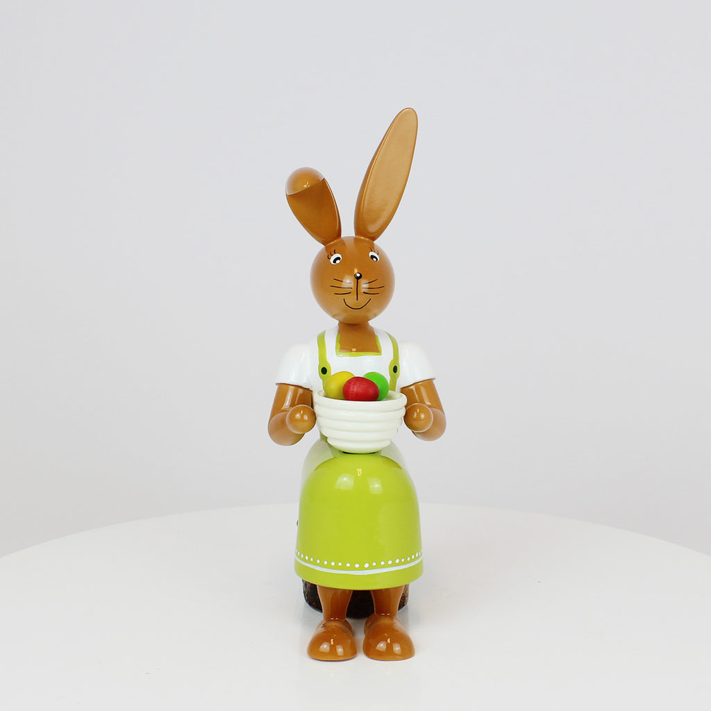 Easter Bunny Girl with Bowl
